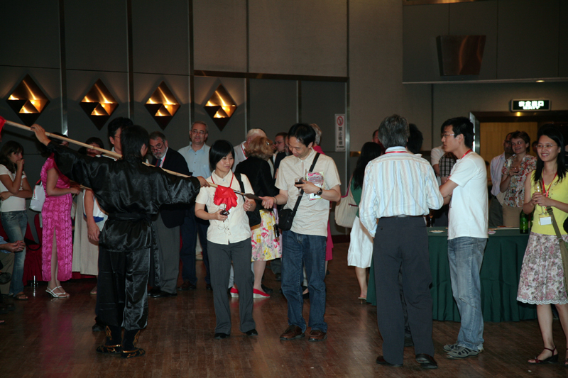 Chinese martial arts demonstration during Gala dinner 1